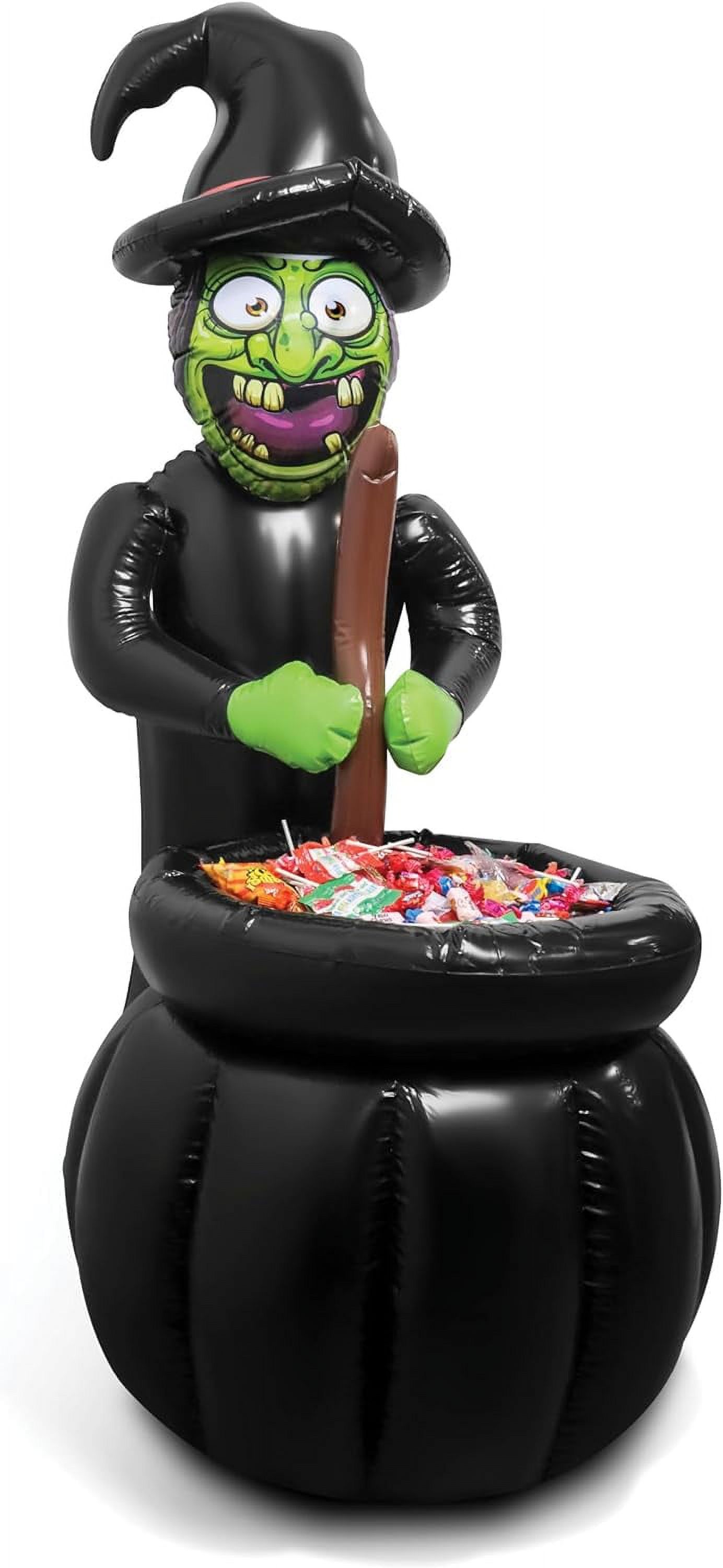 48" Inch Inflatable Witches Cauldron Candy Holder Bowl Up to 72 Drink