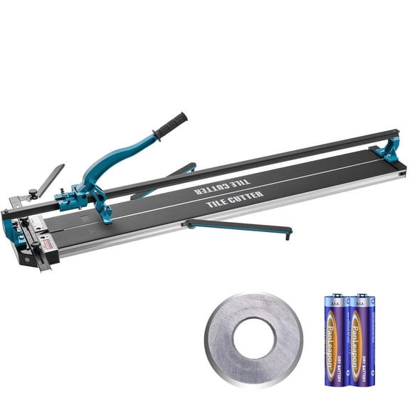 48 Inch Manual Porcelain Ceramic Tile Cutter with Tungsten Carbide Wheel Infrared Positioning Anti Skid Feet Durable Rails for Professionals and Beginners