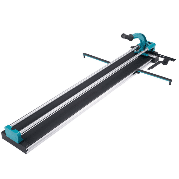 48 Inch Manual Tile Cutter, Porcelain Ceramic Cutter w/ Tungsten Carbide Wheel, Infrared Positioning, Anti-Skid Feet, for Tile Installation & DIY
