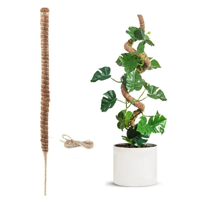48 Inch Moss Pole, Bendable Moss Pole for Plants Monstera, Moss Poles