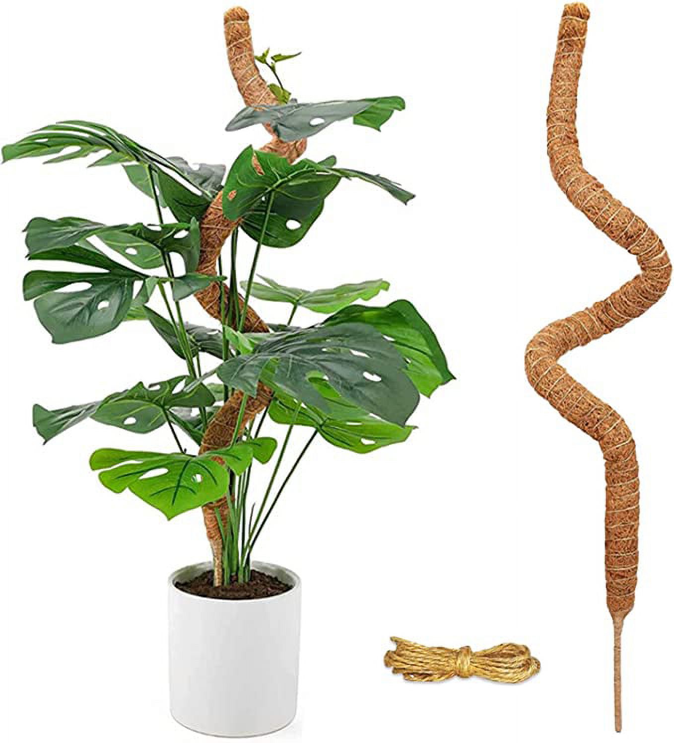 48 Inch Moss Pole, Bendable Moss Pole for Plants Monstera, Tall Moss