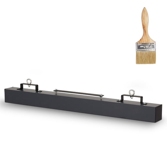 48 Inch Mounted Magnetic Sweeper,120 Lbs Heavy Duty Magnetic Forklift Sweeper,Industrial Magnet Steel Material Collection Accessory for Picking Up nails,Bolts,Iron Filings