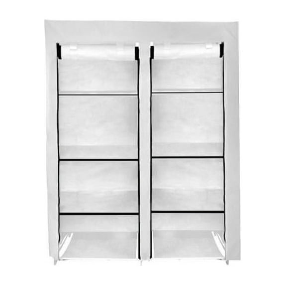 48 Inch Portable Closet with 8 Fabric Shelves