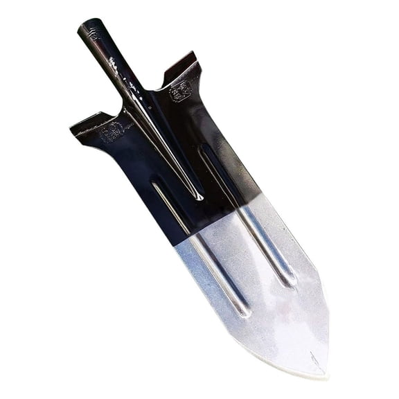 48-Inch Pro Grade Trench Shovel, Manganese Steel Pointed Blade & White Ash Handle, Heavy Duty Garden & Irrigation Digging Tool