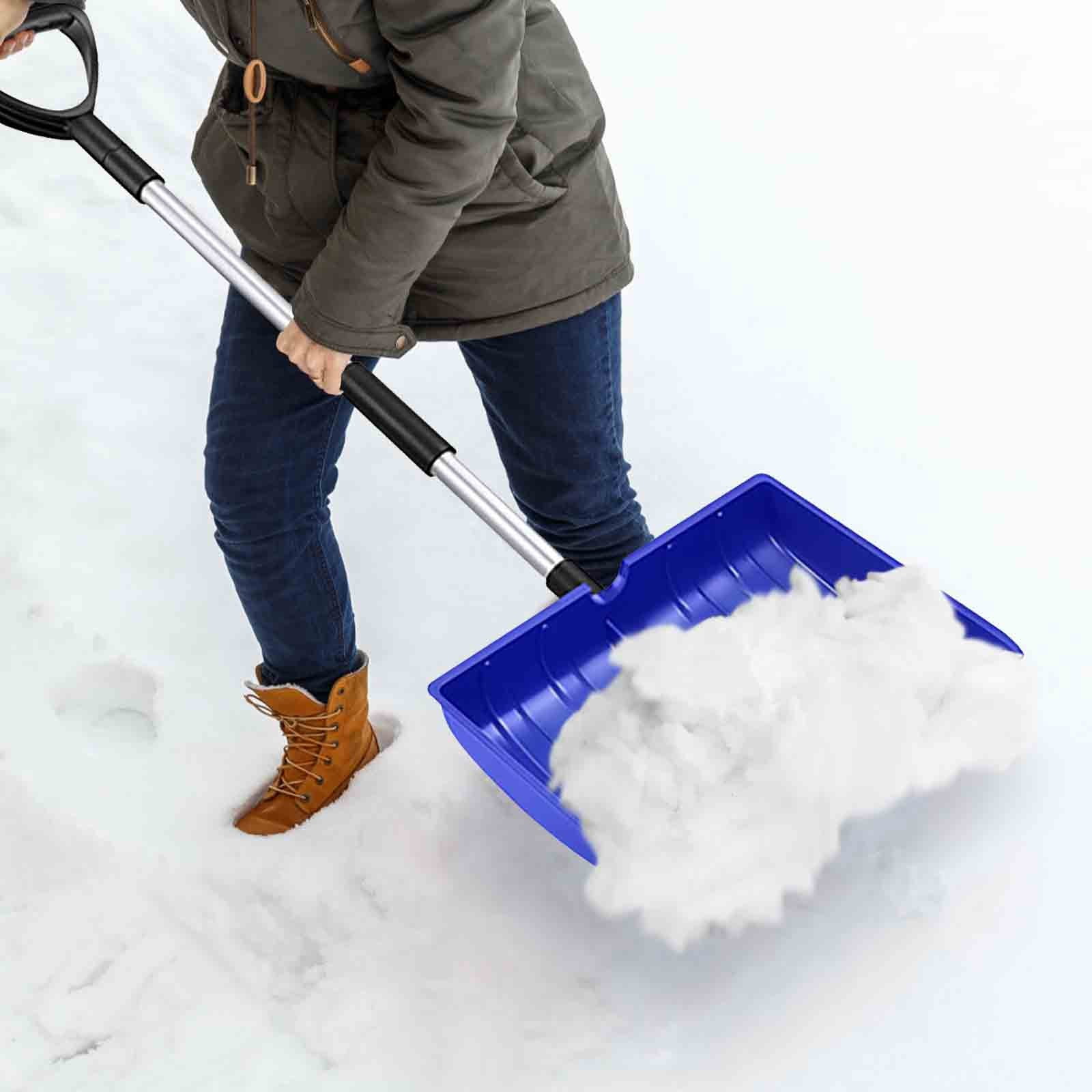 48-Inch Scoop with Handle and Ergonomic D-Grip, Ideal for Clearing Snow ...