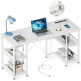 48 Inch Small Computer Desk with Power Outlets & TypeC Home Table with