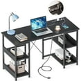 48 Inch Small Computer Desk with Power Outlets & TypeC Table with