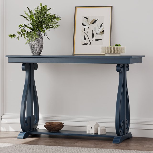 48-Inch Sofa Side Table, Atumon Storage Console Table, Modern Entryway ...