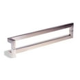thumbnail image 1 of 48 Inch Square Rectangle Flat Shape Stainless Steel Modern Contemporary Entry Door Handle Bar Pull Shower Glass Sliding Barn Doors Entrance Interior Exterior Door Pull Push Brush Nickel Satin Finish, 1 of 11