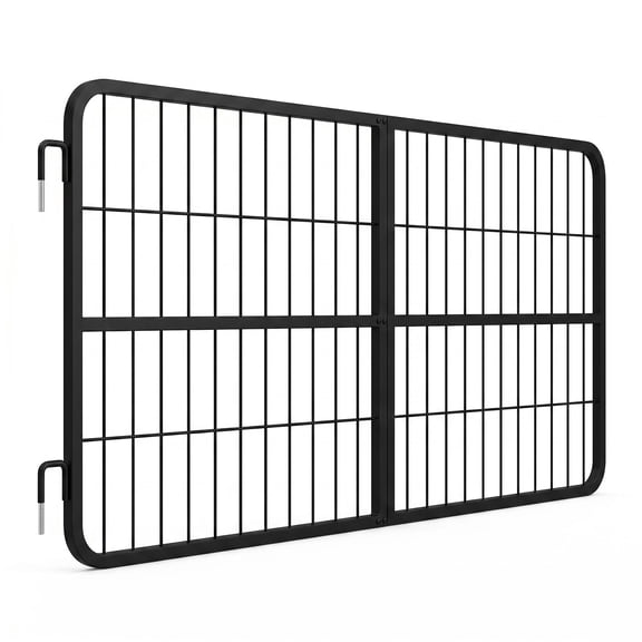 48 Inch Steel Horse Stall Gate Two-Way Swing Barn Door with Easy Installation, Ideal for Farms, Stables & Livestock Areas