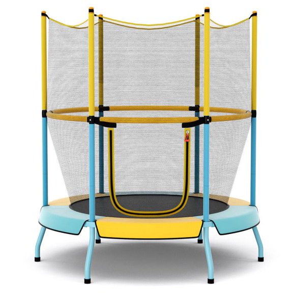48 Inch Toddler Trampoline with Safety Enclosure Net