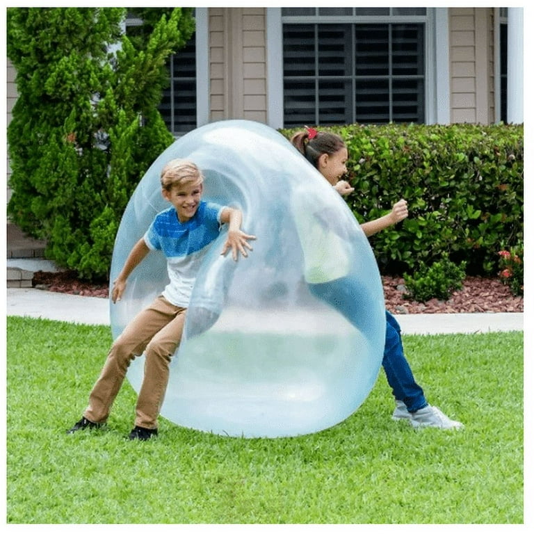 48 Inch Wubble Bubble Ball Inflatable Ball TPR Children's Toy Bouncy Ball  Water Ball-GREEN 