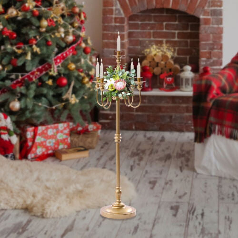 48 Inches 5 Arm Floor Candle Candelabras Table Centerpiece Wedding Dinner  Decor - Walmart.com, image size:1000x1000