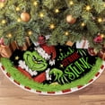 48 Inches Grinch Christmas Trees Skirt Farmhouse Christmas Ornaments