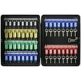 thumbnail image 1 of 48-Key Lockbox with Digital & Key Lock, Steel Security Cabinet - Key Organizer w/ 48 Color Tags, Adjustable Racks & Record Card for School, Office, Hotel, 1 of 11