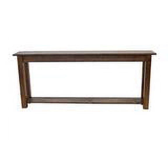 48" LANCASTER SOFA TABLE WITH SHELF
