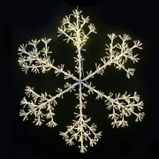 HOLIDYNAMICS LED Sparkler Snowflake Warm White Christmas Holiday Decor, 48"