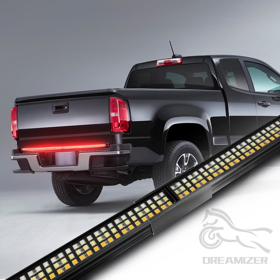 48" LED Truck Strip Tailgate Light Bar Reverse Brake Turn Signal Stop Lamp Tail Light 648 LED Sequential Strip For Pickup Truck