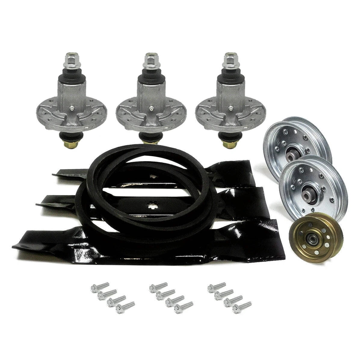 48" Lawn Mower Deck Parts Rebuild Kit For John Deere LA145 100 Series
