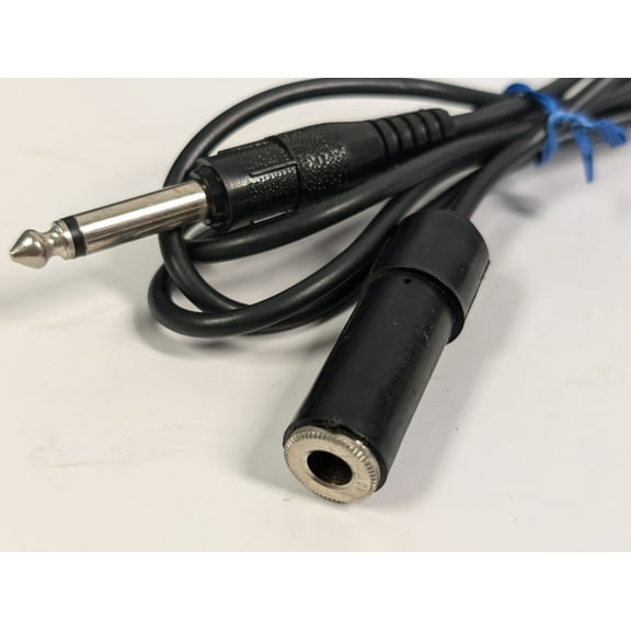 48" MONO 1/4" PLUG TO MONO 1/4" JACK EXTENSION