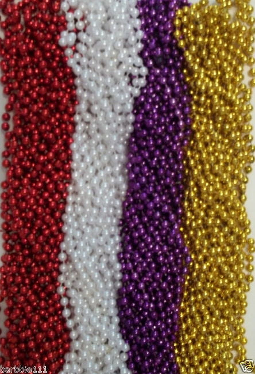 MGMB 48 Mardi Gras Beads Football Party Tailgate BCS LSU Alabama