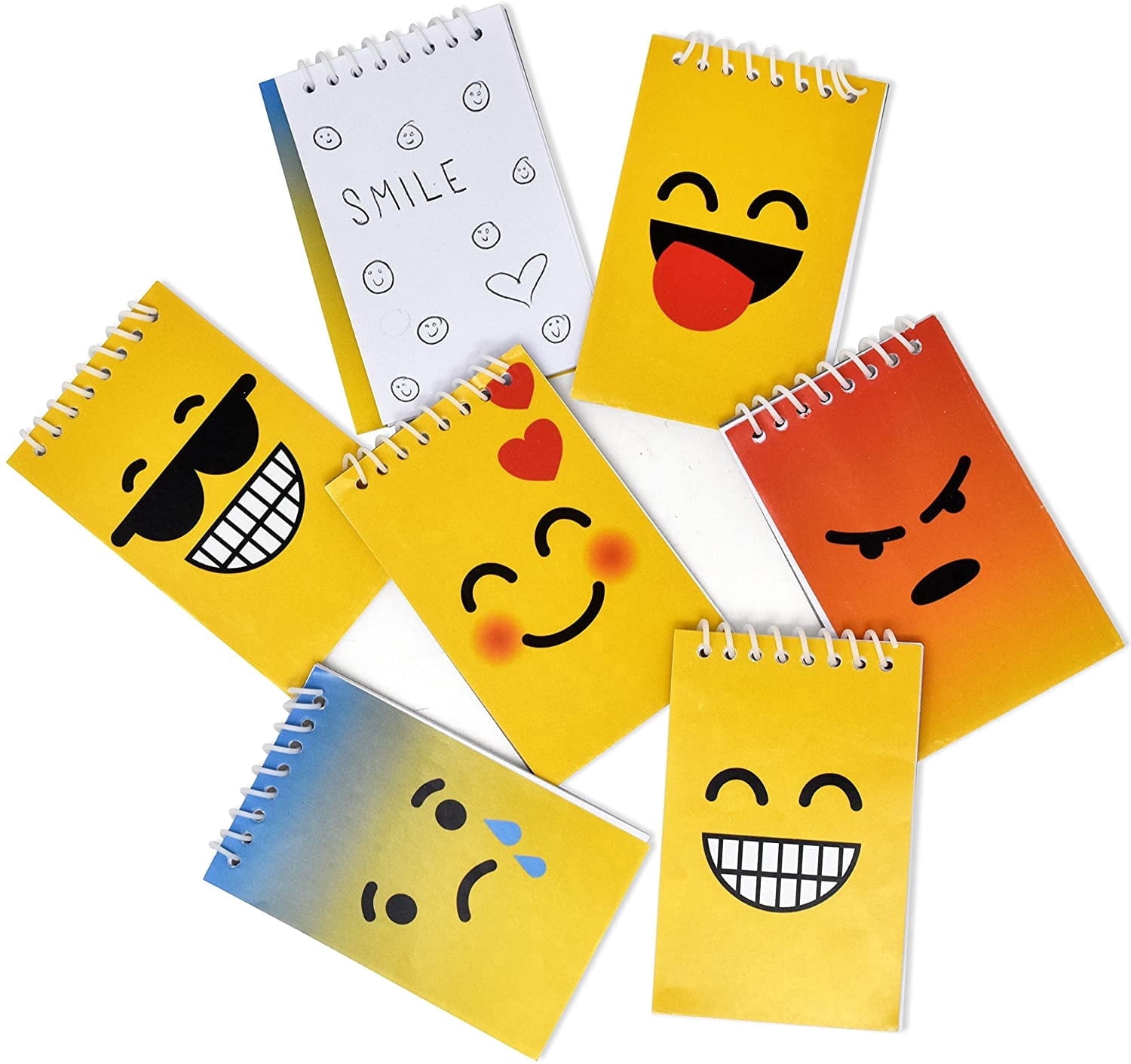 Gift Boutique Emoji Emoticon Face Unruled Note Pad, 2 1/4