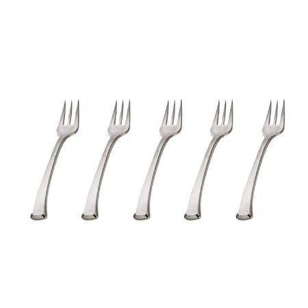 48 Mini Silver Plastic Forks Horderves Picks Toothpick Type Snack Picks 4" long