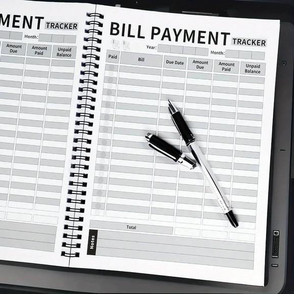 48-Month Bill Organizer & Budget Planner Notebook-Monthly Financial Tracker with Expense Sheets, Payment Log,and Savings Overview-Durable Paper Version for Students,Professionals, and Home Makers