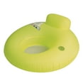 thumbnail image 1 of Pool Central 48" Inflatable 1-Person Water Sofa Swimming Pool Inner Tube Lounger Float - Neon Yellow, 1 of 6