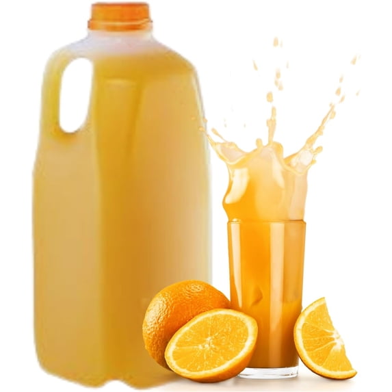 (48 PACK) 64 Oz. Empty Plastic Juice Bottles with Tamper Evident Orange Screw Caps - Half Gallon, Smoothie Bottles - Ideal for Juices, Ice Coffees, Milk, Smoothies, Picnic's and Even Meal Prep