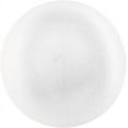 thumbnail image 1 of (48 PACK) EcoQuality 13" inch Round Charger Hammered Translucent White Plastic Plates - China Like Party Plates, Heavy Duty Large Disposable Dinner Plates, Reusable Salad Plate Weddings, Serveware, 1 of 2