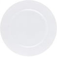 thumbnail image 1 of (48 PACK) EcoQuality 13" inch Round White Plastic Charger Plates - China Like Party Plates, Heavy Duty Large Disposable Dinner Plates, Reusable Salad Plate, Weddings, Baby Showers, Catering, Serveware, 1 of 2