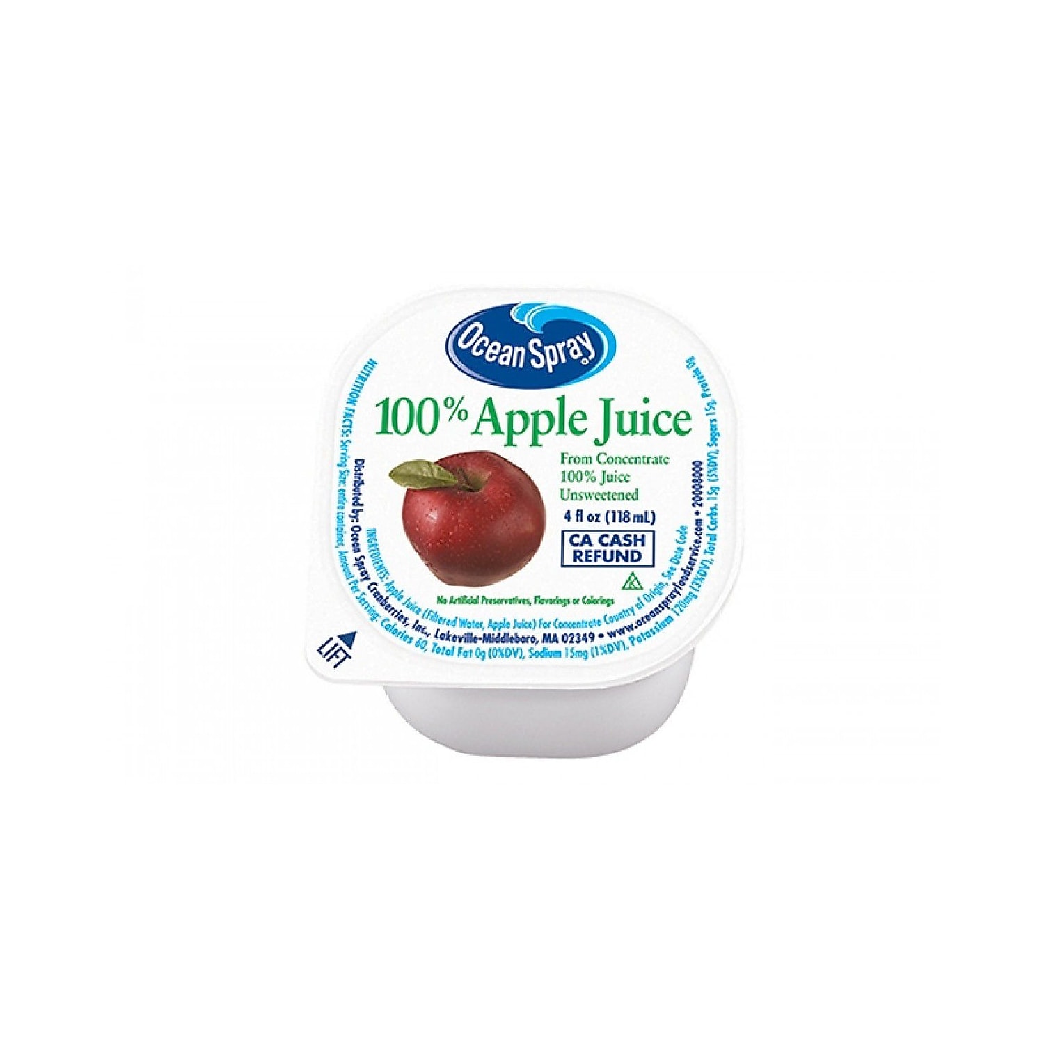 Ocean Spray Apple Juice 4 oz. 48 Count (00720) 30700002