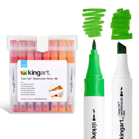 48 PC. TWIN-TIP WATERCOLOR PENS