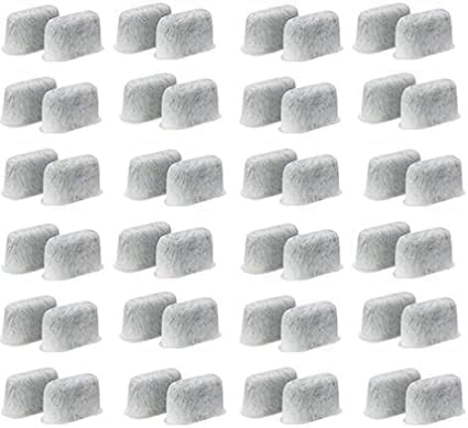 48 PCS Activated Charcoal Water Filters Replacement Compatible with Cuisinart Coffee Machine Part DCC-RWF