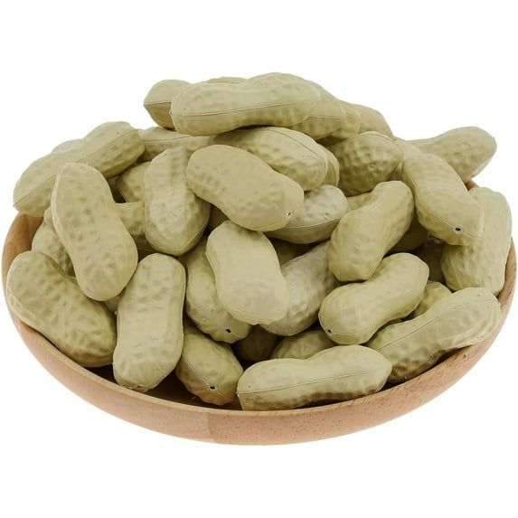 48 PCS Artificial Peanuts Fake Decorations Vegetables Nuts Family Gatherings Kitchen Food Props Home Fall Harvest Party Decor Christmas Photography Props