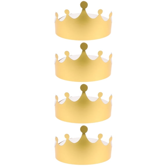 48 PCS Kids Birthday Party Paper Bonnets Hats Crowns Classroom Favors One Year Celebration Accessories