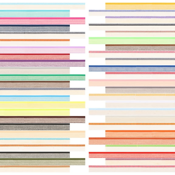 48 PCS Book Binding Headbands Endbands Versatile Colorful Cotton Book Headband Binding Kit Easy to Use Book Headband Cotton Binding Kit for Different Books