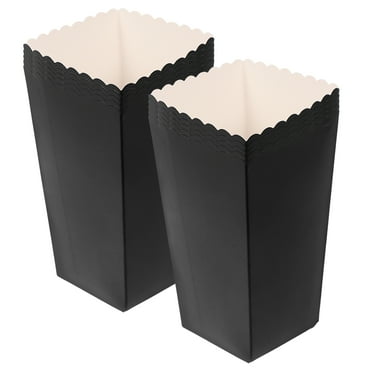 48 Pcs Striped Popcorn Boxes - Small Paper Snack Holders For Parties, Movie Nights, And Treats