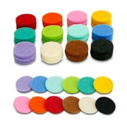 48 PCS Refill Pads 0.87 Inch Felt Pads Highly Absorbent Replacement Pads for Diffuser Necklace Diffuser Bracelet Car Diffuser Vent Clip