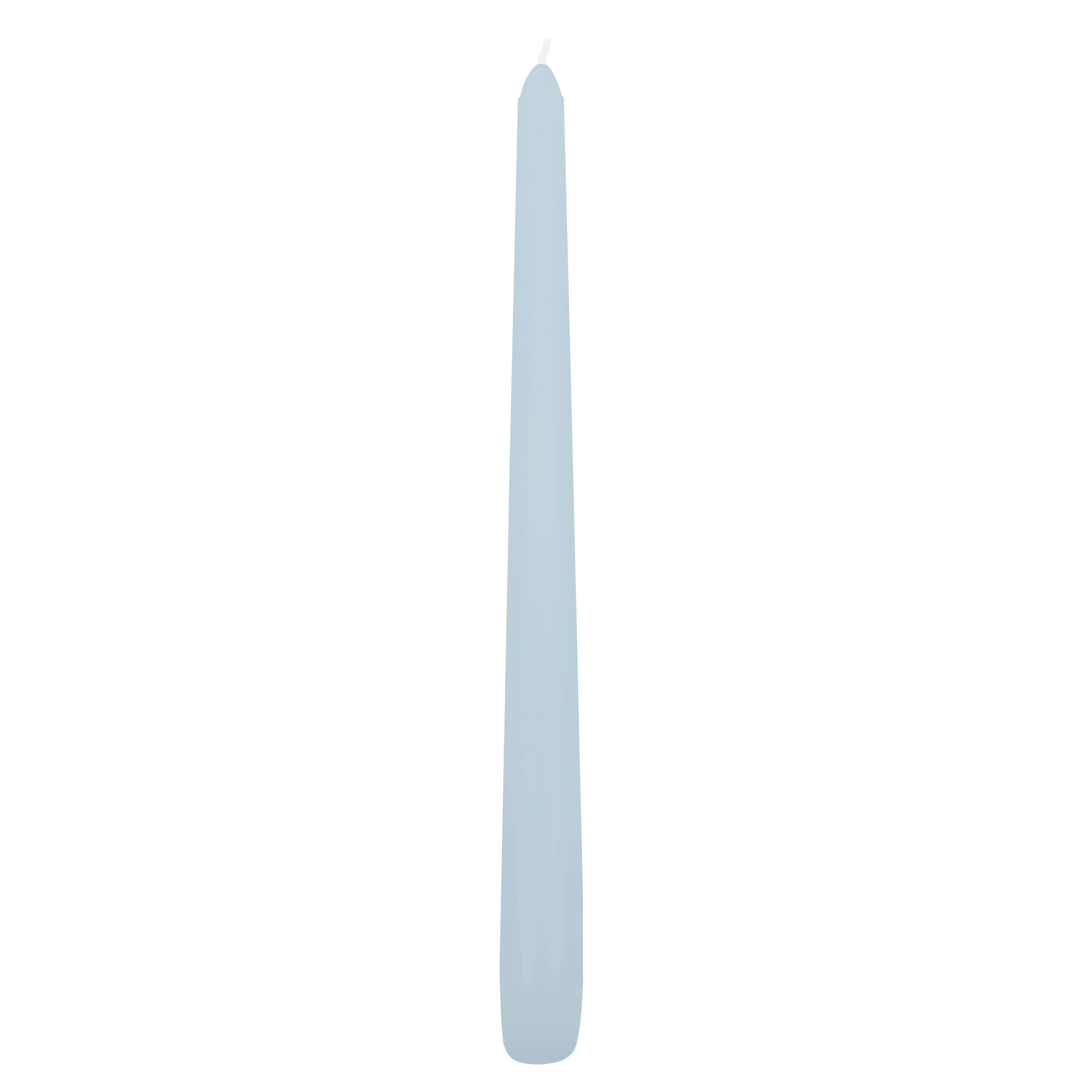 48 Pack 10" Light Blue Taper Candle by Ashland®