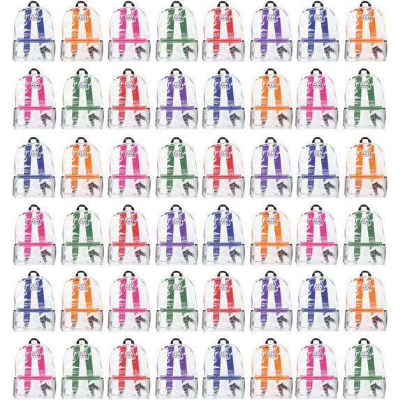 Yacht & Smith 48 Pack 17 Inch Wholesale Children's School Backpack - Bulk Water Resistant Knapsacks For School Age Kids