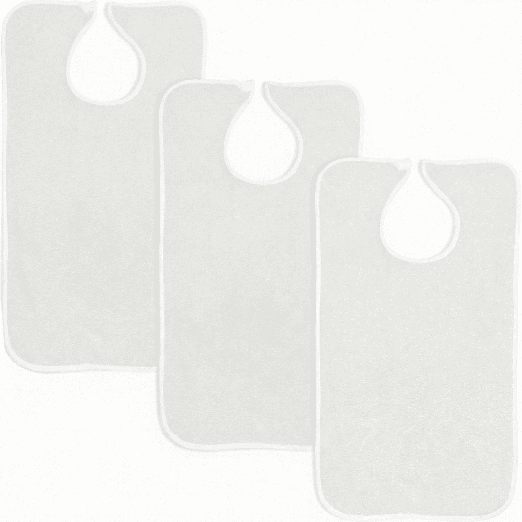48 Pack Adult Bibs For Eating, Machine Washable - Reusable Clothing ...