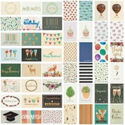Best Paper Greetings Assorted Greeting Cards for All Occasions Box - 48-Pack, 4 x 6 In, Multicolor, Blank Inside - Includes Envelopes & 48 Unique Designs - Variety Pack for Various Occasions
