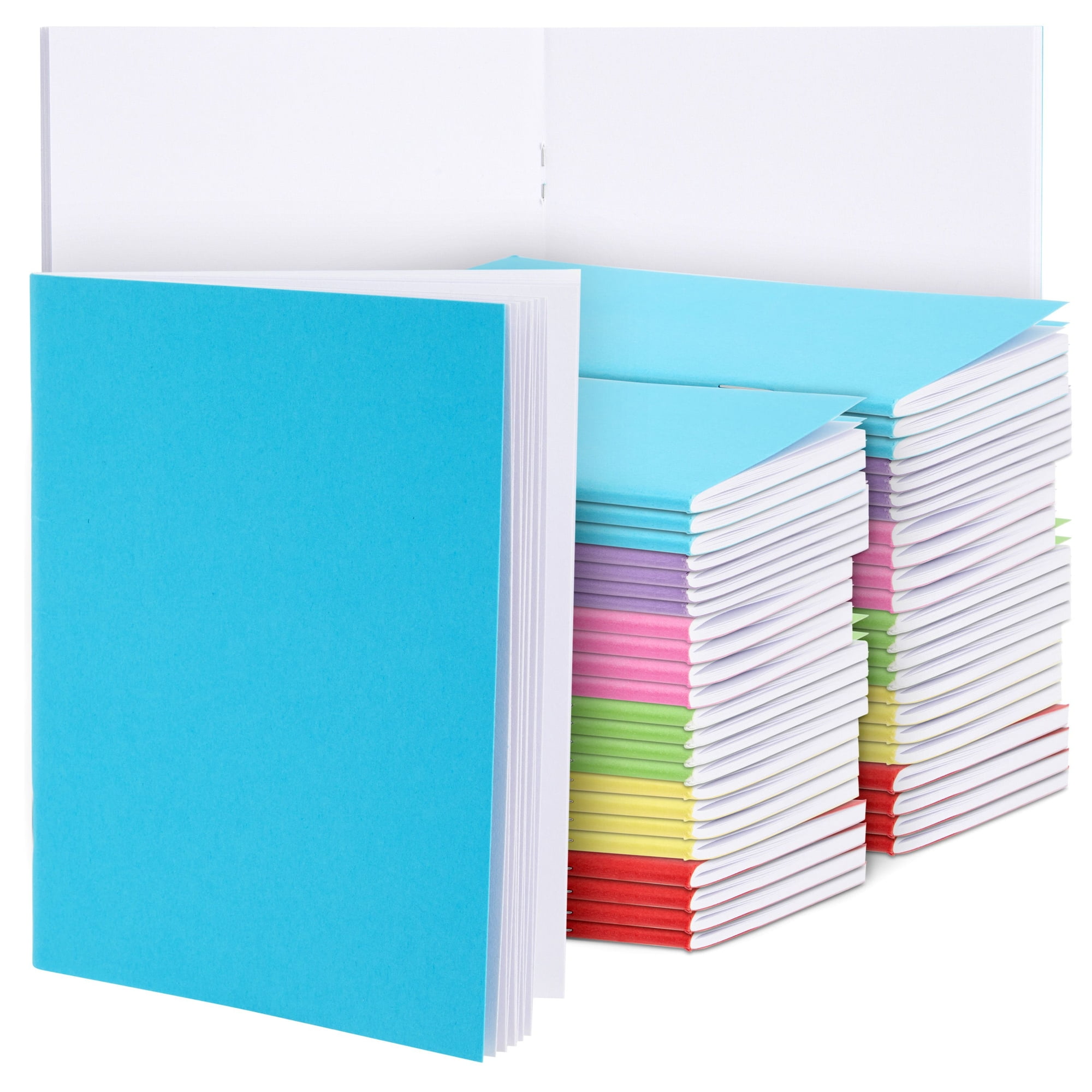 48 Pack Blank Books For Kids To Write Stories, Unlined Pocket Size ...