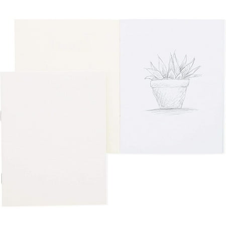 48 Pack Blank Unruled Journal for Writing Projects, Classroom, Student Supplies, 4 x 5.5 in