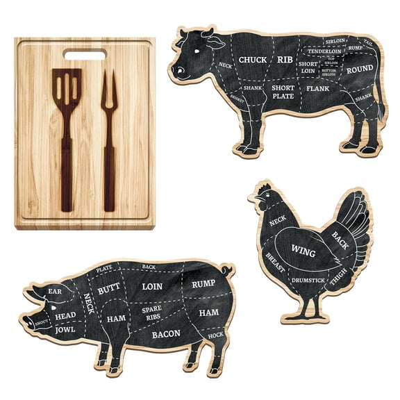 48 Pack Bulk BBQ Party Cutouts
