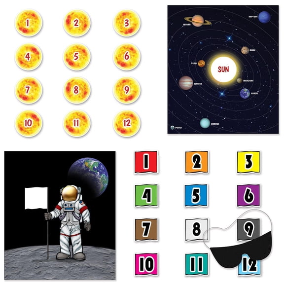 48 Pack Bulk Space Party Games