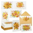 thumbnail image 1 of 48-Pack Thanksgiving Greeting Cards with Kraft Envelopes, 6 Fall Designs, Blank Inside, 4x6 Inch Bulk Thank You Cards with Envelopes, Happy Thanksgiving Cards, 1 of 6