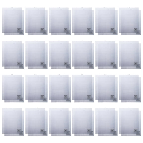 48 Pack: Clear 7 Mesh Plastic Canvas by Loops & Threads